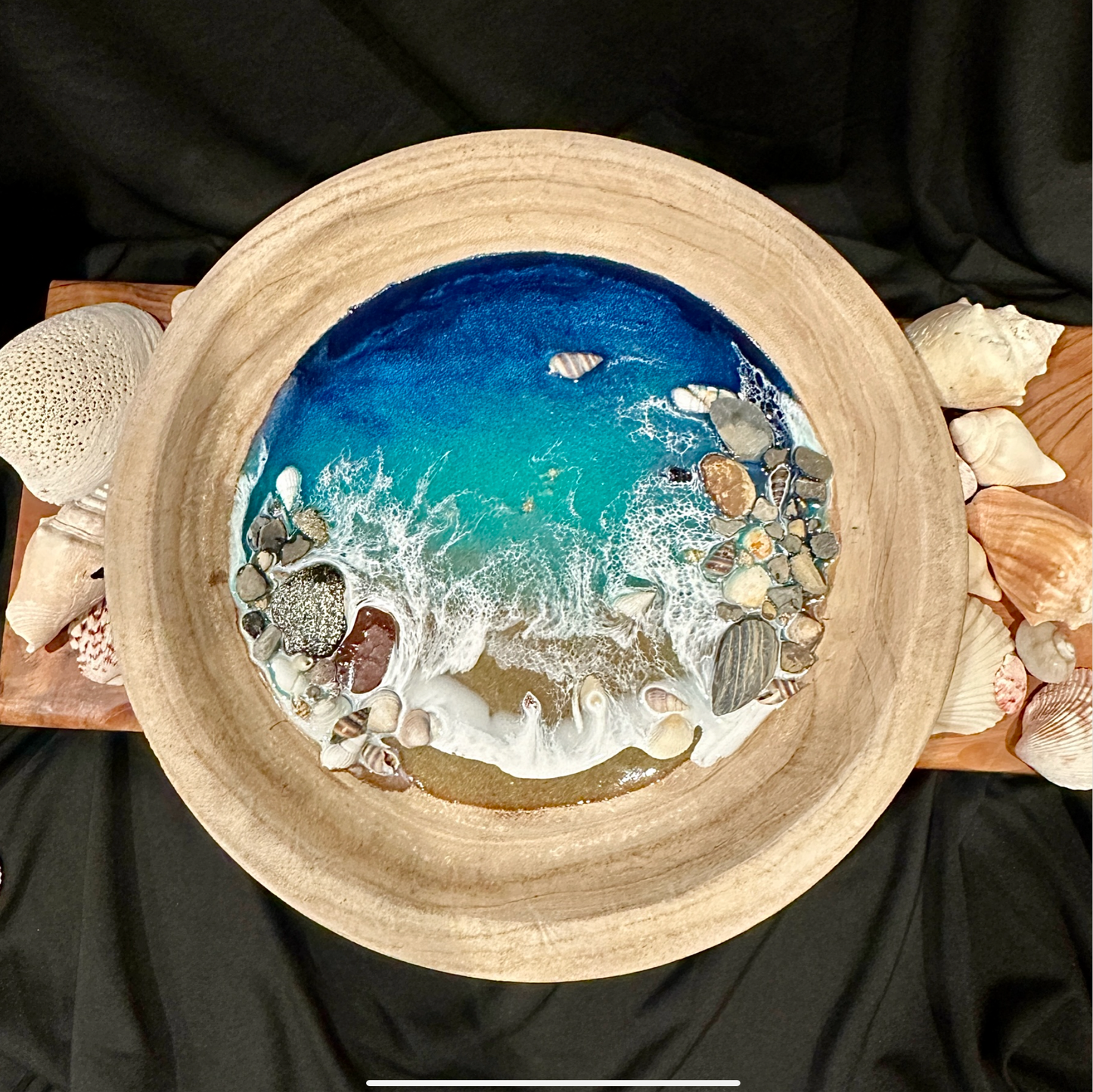 12” Ocean Driftwood Bowl *SOLD*